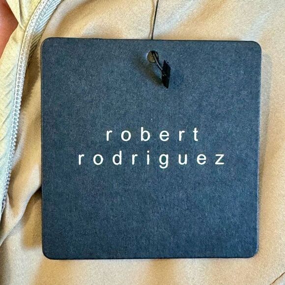 NWT  Robert Rodriguez Mesh Paneled Taffeta Ruffle Tiered Dress Women's 2 - Picture 7 of 11